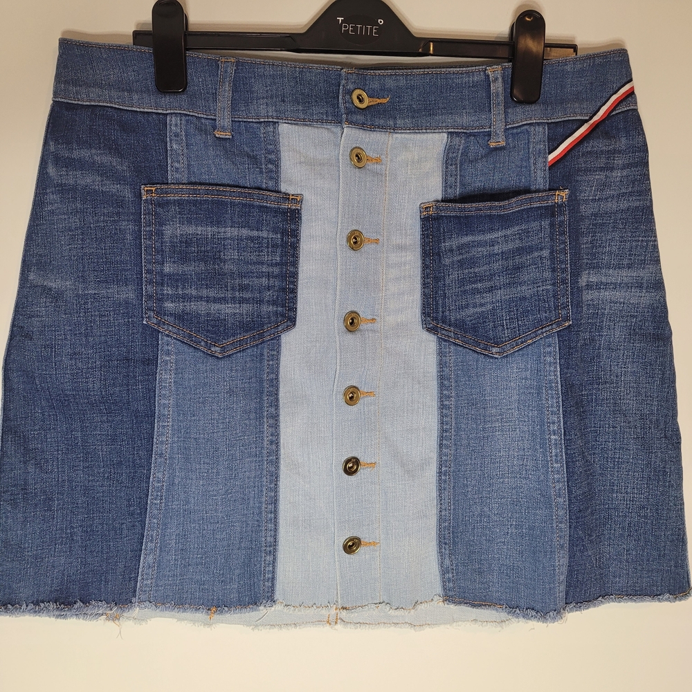Tommy Hilfiger Blue Denim Skirt